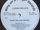 Louisa Miller ?– Share The Love Around  RARE Reggae 12