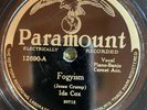 Paramount 12680 Ida Cox w  King Oliver   FOGYISM 78 rpm Blues 1928 EE-/E- sleeve