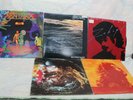 SANTANA VINYL RECORD LP (5) BUDDY MILES LIVE + MOONFLOWER + 3 + ZEBOP  + AMIGOS