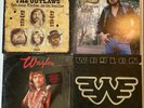 WAYLON JENNINGS 4 LP Lot: Wanted: Outlaws Black On Black Always Been Crazy Ready