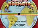 DAWN & CHRISTINE CLINT EASTWOOD We Love Collie Weed BURNING ROCKERS Red 12”EX+