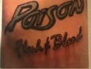 POISON FLESH AND BLOOD VINYL RECORD LP  ORIGINAL PRESS 7777-91813-1