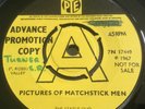 Status Quo DEMO UK - Pictures of matchsticks men / Gentleman Joe's sidewalk cafe