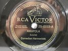 78rpm COMEDIAN HARMONISTS - AMAPOLA / DONKEY SERENADE - SELTENE VICTOR
