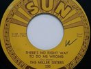 ROCKABILLY 45 RPM, THE MILLER SISTERS, YOU CAN TELL ME / THERES NO RIGHT WAY ...