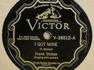 Victor 38512 - Frank Stokes - I Got Mine/How Long - prewar Memphis blues 78rpm