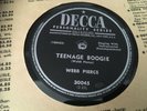 WEBB PIERCE :  TEENAGE BOOGIE / I'M REALLY GLAD YOU HURT ME.  US.78.rpm (1956)