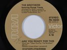 70s Soul Disco 45 BROTHERS Are You Ready For This RCA VG+ HEAR