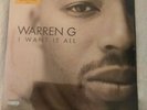 Warren G. I Want It All  LP 1999 RELEASE, (Restless Records USA)