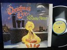 SESAME STREET: Christmas Eve On ORIGINAL LP Big Bird muppets puppets NM/MINT