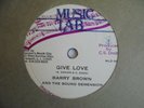 BARRY BROWN Give Love MUSIC LAB + STUDIO ONE  Roots 10 Reggae 12