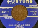 RARE 45 The Diablos - Jump Shake and Move / The Way You Dog Me (Fortune 518)
