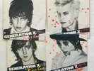 GENERATION X: Mint 1979 UK Punk KING ROCKER 7” Singles Set / Mispressed Labels