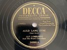 Guy Lombardo Auld Lang Syne / Home On The Range Decca 78rpm 10