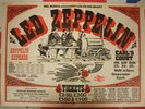 LED ZEPPELIN Live At Earls Court 1975 Orig DOUBLE PAGE COLOUR ADVERT/POSTER