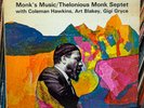 THELONIOUS MONK SEPTET “Monk's Music” 1966 Riverside VG+ Vinyl