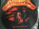 Metallica - Ride the Lightning RED Picture Disc, Very Rare, 1989 (838 140-3)