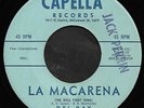 DEL RAY & THE ROAMERS - LA MACARENA (Capella) Rare USA 60's Exotica Surf 45 VG+