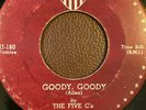 RARE 45 The Five C's - Goody Goody / My Heart's Got The Blues (United 180)