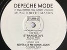 DEPECHE MODE -Strangelove/Never Let Me Down Again- Rare UK Promo 12” (Vinyl)