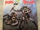 Terrorizer Nausea split LP Pink Vinyl 1st press Napalm Death Morbid Angel