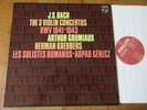 Bach - The 3 Violin Concs / Grumiaux / Krebbers / Philips 9500 614 Stereo Ed1 NM