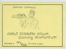 PORTION CONTROL UK 1981 IN PHAZE RARE ORIGINAL PROMO FLYER SYNTH INDUSTRIAL PUNK