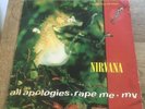 Nirvana All Apologies, Rape Me And MV 12inch Vinyl LP rare and great condition