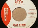 BILLY STORM I Can't Help It / Educated Fool 1962 PROMO 45 FUNK SOUL J Nitzsche