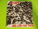 4 SKINS   ONE LAW FOR THEM   RARE 1981 UK PUNK   CF 101   CLOCKWORK FUN