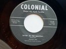 JOHNNY DEE: Sittin’ in the Balcony COLONIAL Teen Rockabilly w/ Insert 45 (VG++)