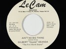 Sweet Soul 45 - Gilbert Coyote Deanda - Ain't No Big Thing - Le Cam - VG++ mp3