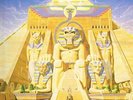 IRON MAIDEN POWERSLAVE LP VINYL 8 track non textured sleeve with inner and A1U/B