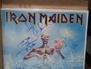 Iron Maiden 7th Son Of A 7th Son Signed Autograpged LP DON'T PAY UNTIL INVOICED