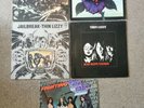 5 x Thin Lizzy vinyl LP Nightlife, black rose, fighting, jailbreak all original