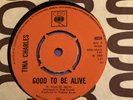 Tina Charles & Elton John Good To Be Alive UK 45 1969    stock copy Ex