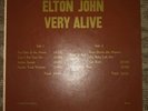 Elton John - Very Alive 1970  LP YELLOW WAX Record RARE