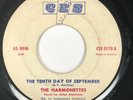 HARMONETTES 45 Tenth Day Of September/Queen Of The Bay CES calypso belize RARE