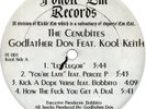 The Cenubites Ft. Godfather Don Kool Keith EP 1995 Fondle’em Bobbito NM