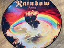 RAINBOW RISING PICTURE DISC RARE U.K. DIO BLACKMORE PURPLE ZEPPELIN SABBATH NM
