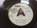 Everly Brothers Love is strange   7 inch demo Warner rare Rock  n roll