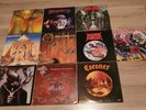 THRASH & METAL VINYL BUNDLE. 10 X LPs. USED BUT STILL GREAT  .