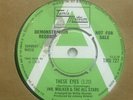 JNR. WALKER & THE ALL STARS These Eyes/DEMO Tamla Motown TMG 727 (1969)