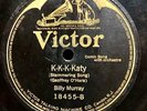 K-K-K-Katy by Billy Murray and The Last Long Mile by Charles Hart 1918 78 rpm