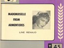 LINE RENAUD 45 TOURS EP / MADEMOISELLE + 3 TITRES POCHETTE VIOLETTE / USA 1953