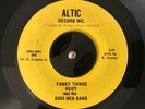 HUEY and the BOSS MEN BAND   Funky Things + Crab Squeak   Soul Funk   VG   HEAR
