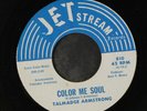 JAMES DUHON / TAL ARMSTRONG: Grave Yard Creep / Color Me Soul 45 (Texas) Funk