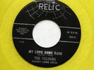 VELOURS Doo Wop YELLOW WAX 45rpm Honey Drop b/w My Love Come Back HEAR