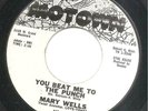 MARY WELLS 45 *  YOU BEAT ME TO THE PUNCH   * VG+ TO ++   * PROMO