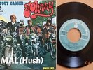 Johnny Hallyday  – Mal (Hush) RARE YUGOSLAVIAN UNIQ SINGLE 1968